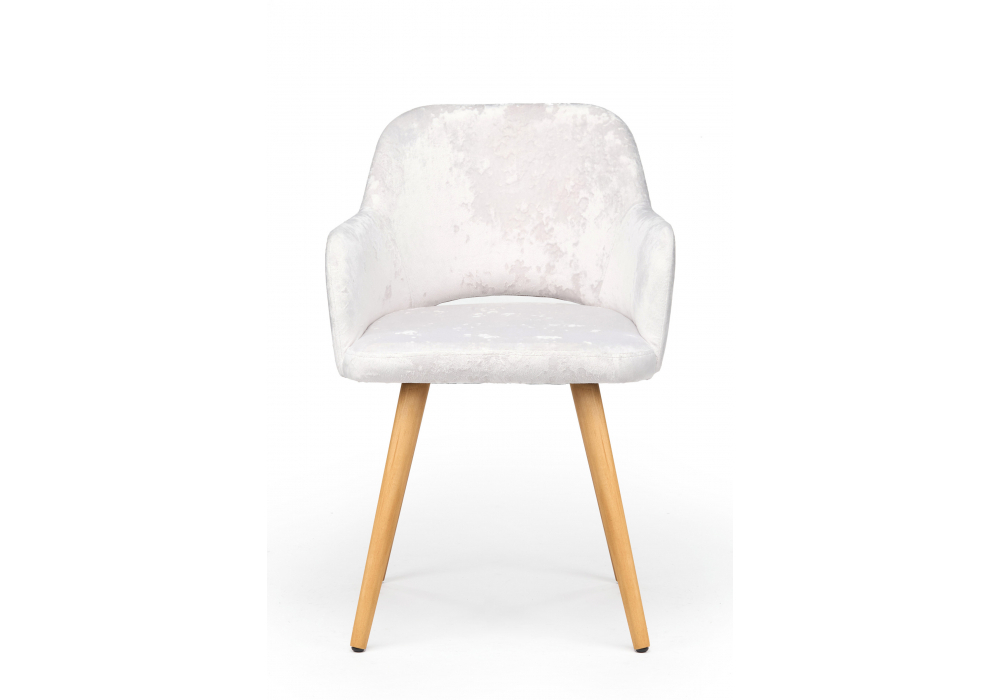 Стул деревянный Woodville Эолин светло-бежевый (simple 011), светлое дерево, ножки натуральные