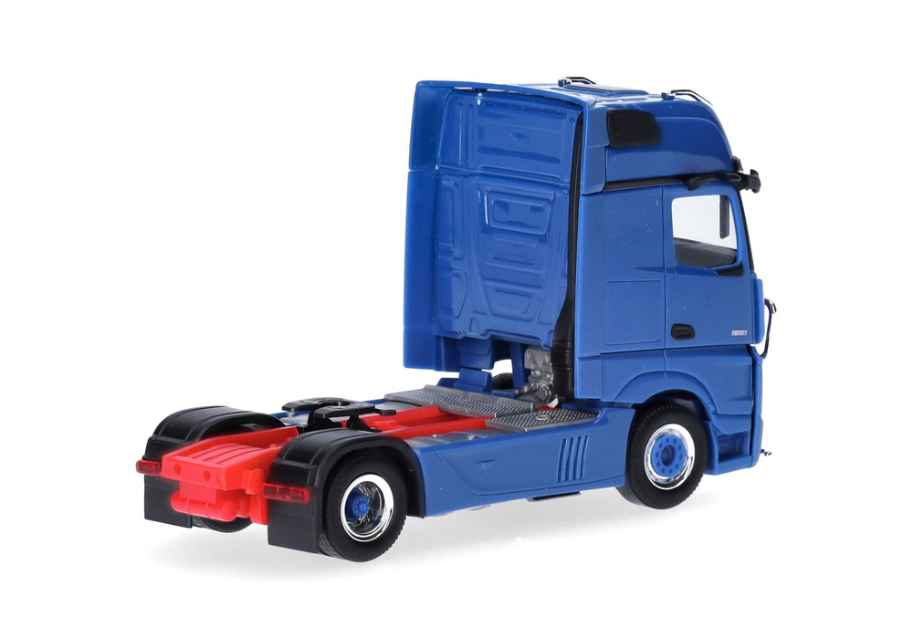Тягач Mercedes-Benz Actros Gigaspace , 2-осный, с кронштейном для фонаря и защитой от ударов, синий