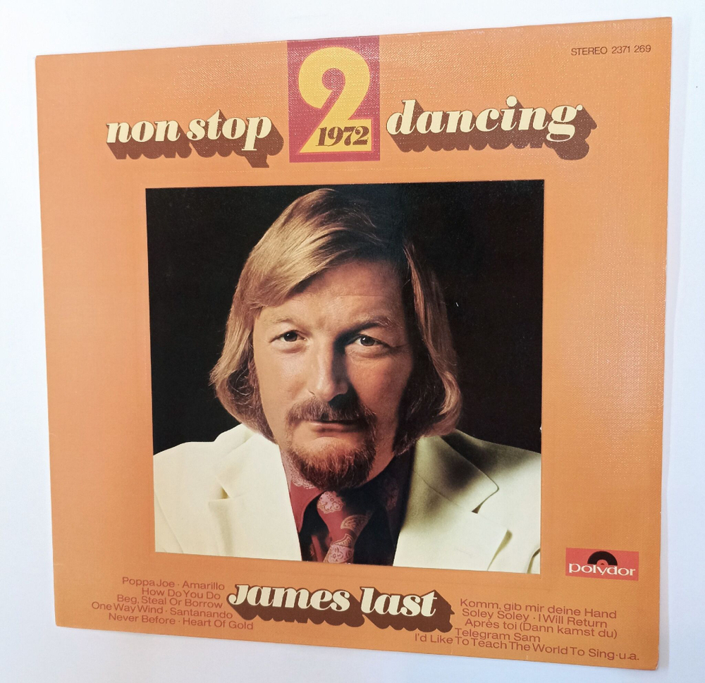 Винтажная виниловая пластинка LP James Last Non Stop Dancing 72 (Germany 1972)