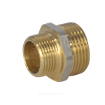 Ниппель латунь никель переходной Ду 32х20 (1 1/4"х3/4") НР 9023 ГОСТ 32585-2013 Aquasfera 9023-07