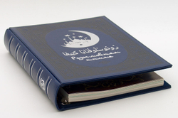 Родословная книга мусульманская "Шежере" синяя "серебро" экокожа в гофрокартоне