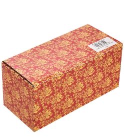 Народные промыслы KH-14/2 Шкатулка для чая на 3 ячейки деревянная 230х100 с хохломской росписью