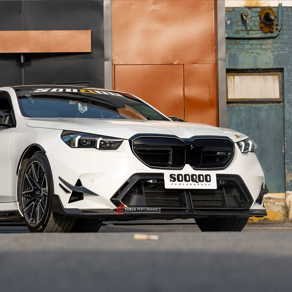 Карбоновый центральный воздуховод переднего бампера Sooqoo для BMW M5 G90 G99 2025+ БМВ