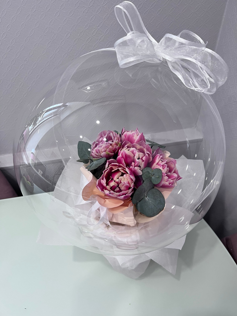 Набор шаров Стеклянные цветы