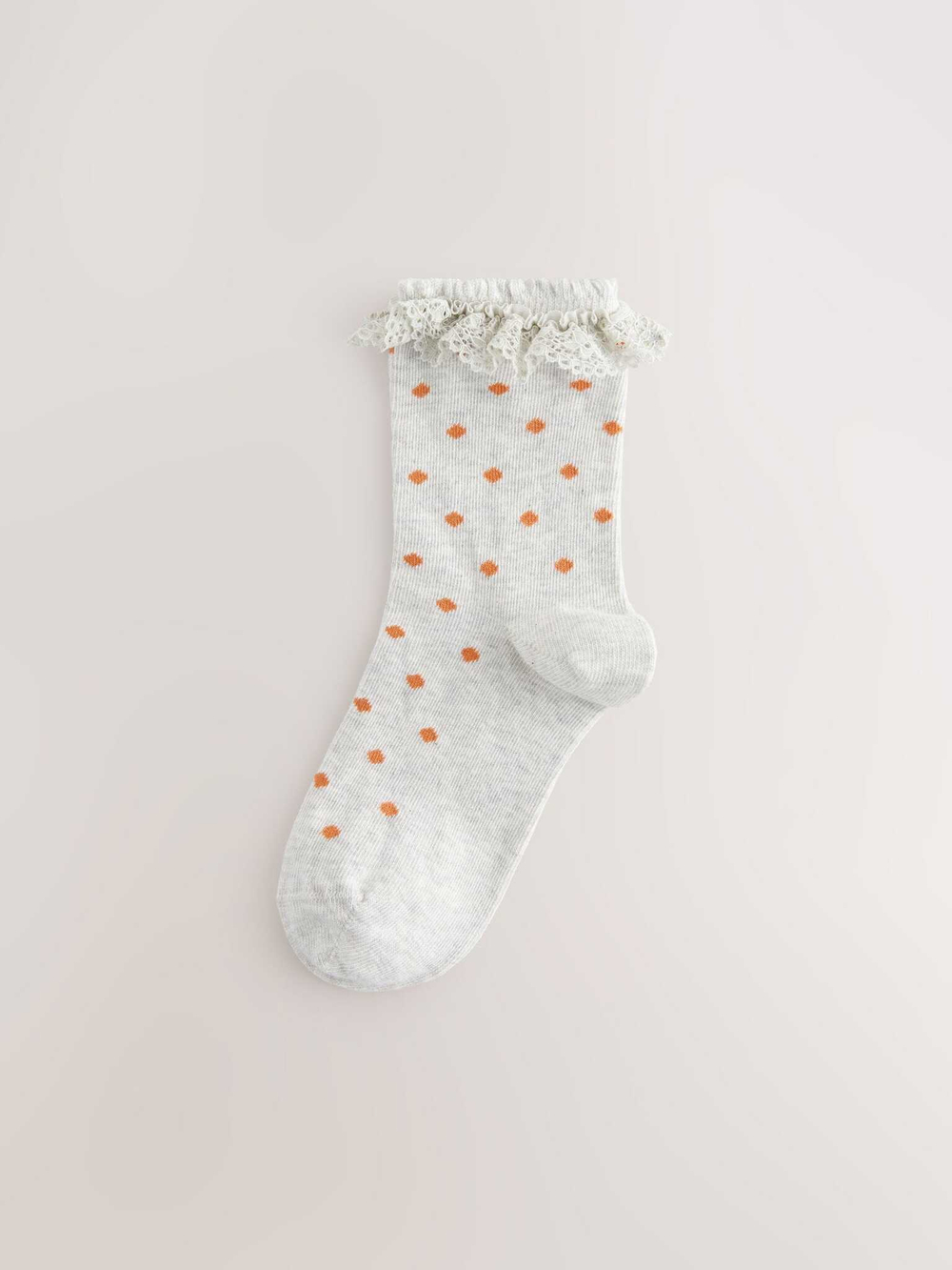 Носки хлопковые для девочки Next E99-474, 5 шт., Розовый, Голубой, Серый