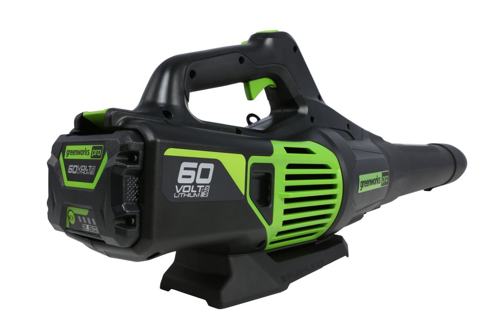 Аккумуляторный воздуходув Greenworks GD60AB, 2405607,60v, без АКБ и ЗУ