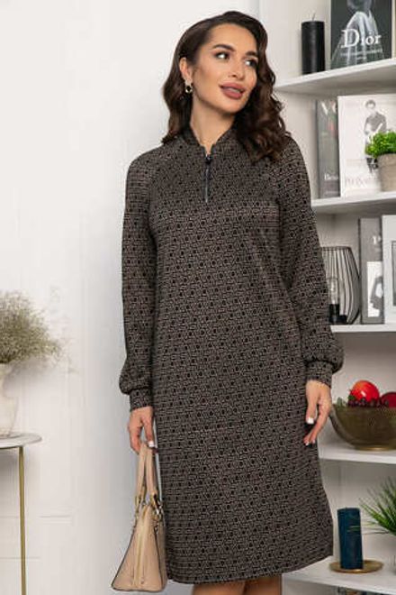 Платье Изящный образ (коричневое) П13749-19М LT Collection
