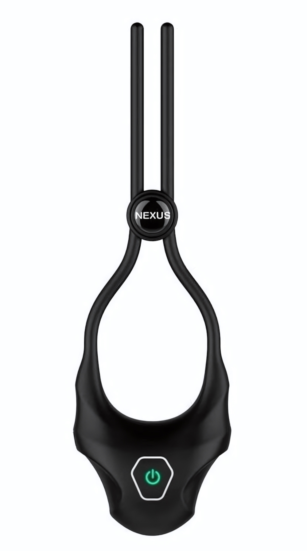 Черное эрекционное лассо с вибрацией Nexus Forge (Цвет: черный)
