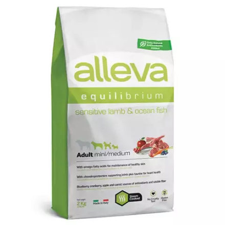 Alleva Equilibrium Adult Mini & Medium с ягненком и океанической рыбой
