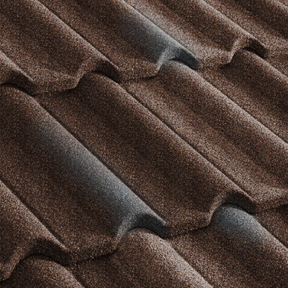 Черепица композитная Metrotile Gallo Кофейно-серая