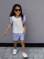 Костюм для девочки с шортами в садик