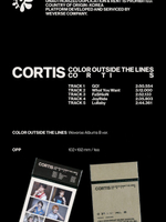 Альбом CORTIS - COLOR OUTSIDE THE LINES 1st EP Album WVS ALBUMS 2 Version SET
