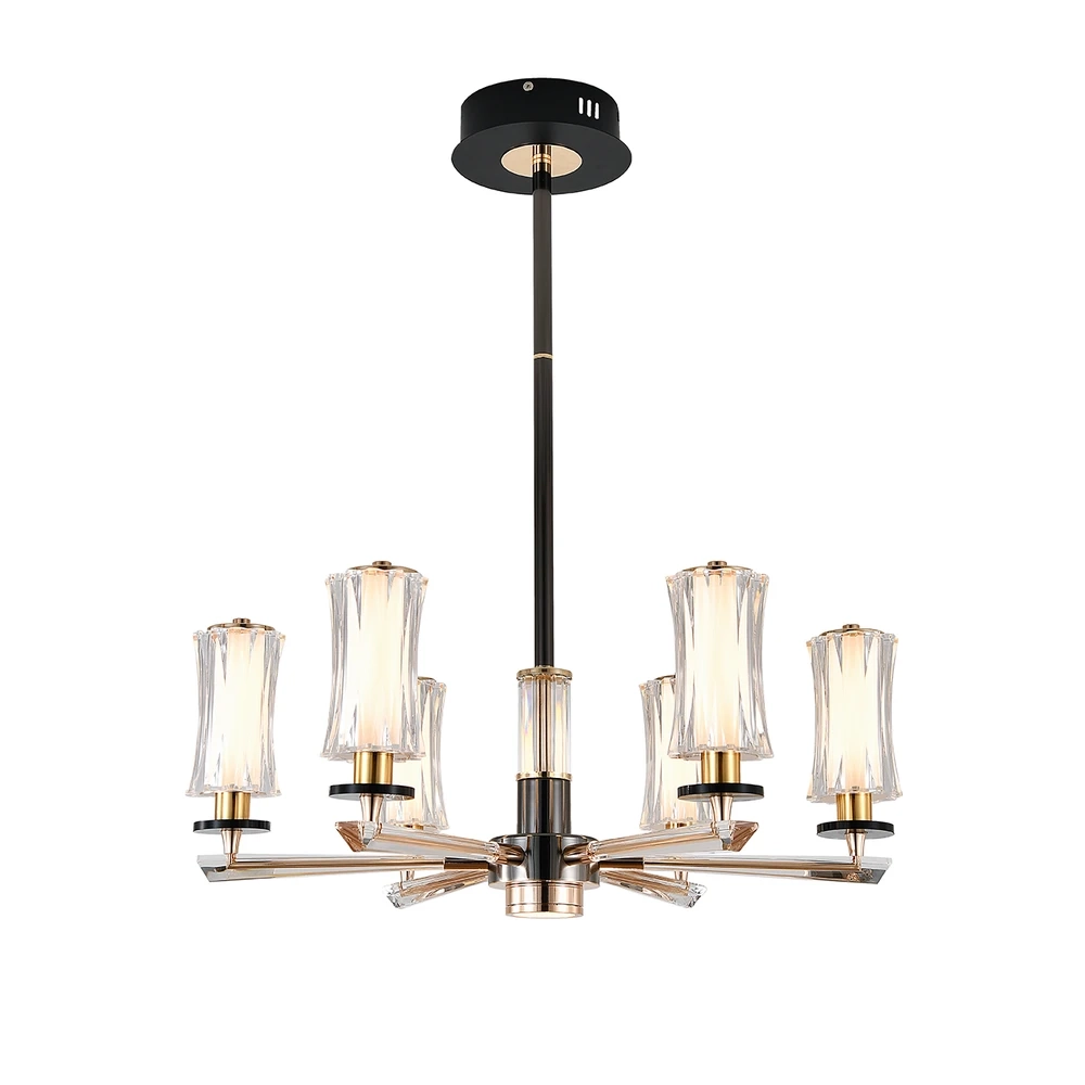 Люстра на штанге Indigo GRANDIOSO 13038/6R Black V000185L