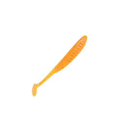 Приманка DS-SHAD 75мм-6шт, цвет (250) морковный, блестки черные