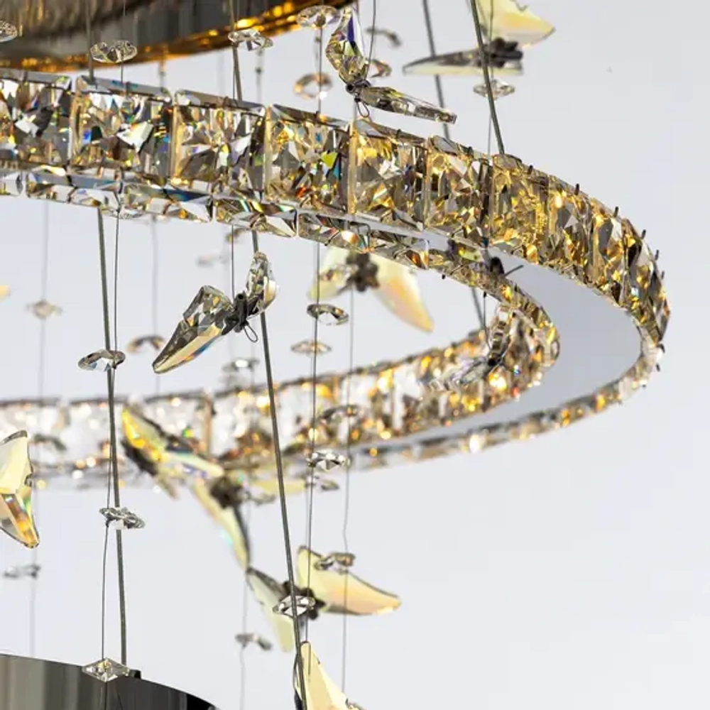 Подвесная светодиодная люстра Citilux Etera CL322090