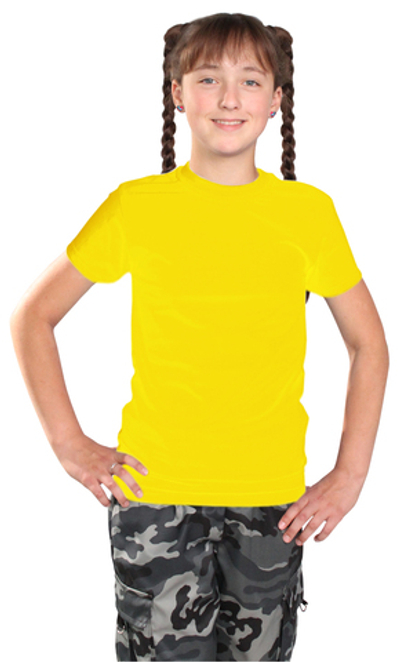 Футболка детская желтая