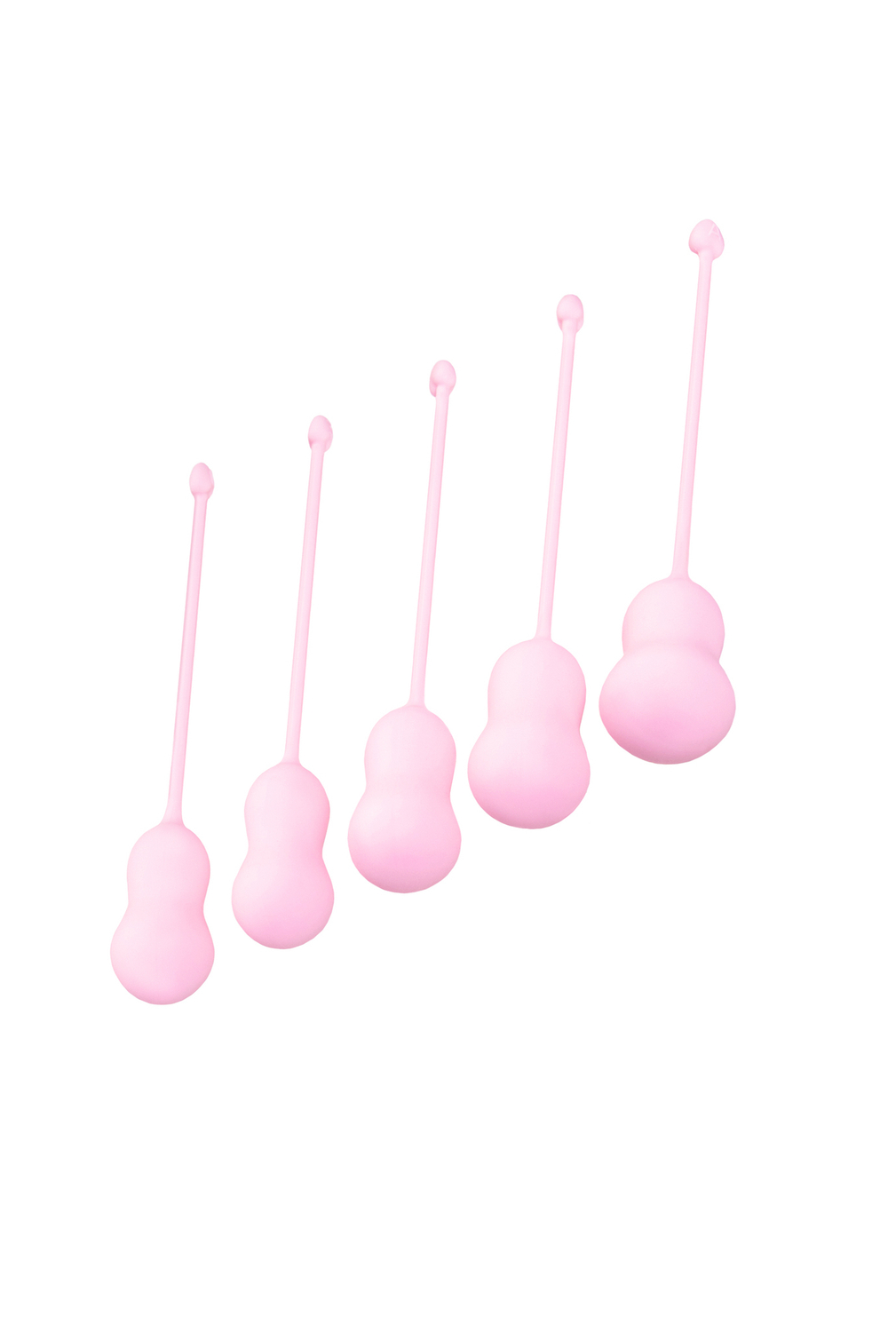 Набор вагинальных шариков Flovetta TULIPS, силикон, розовый, 5,3 см