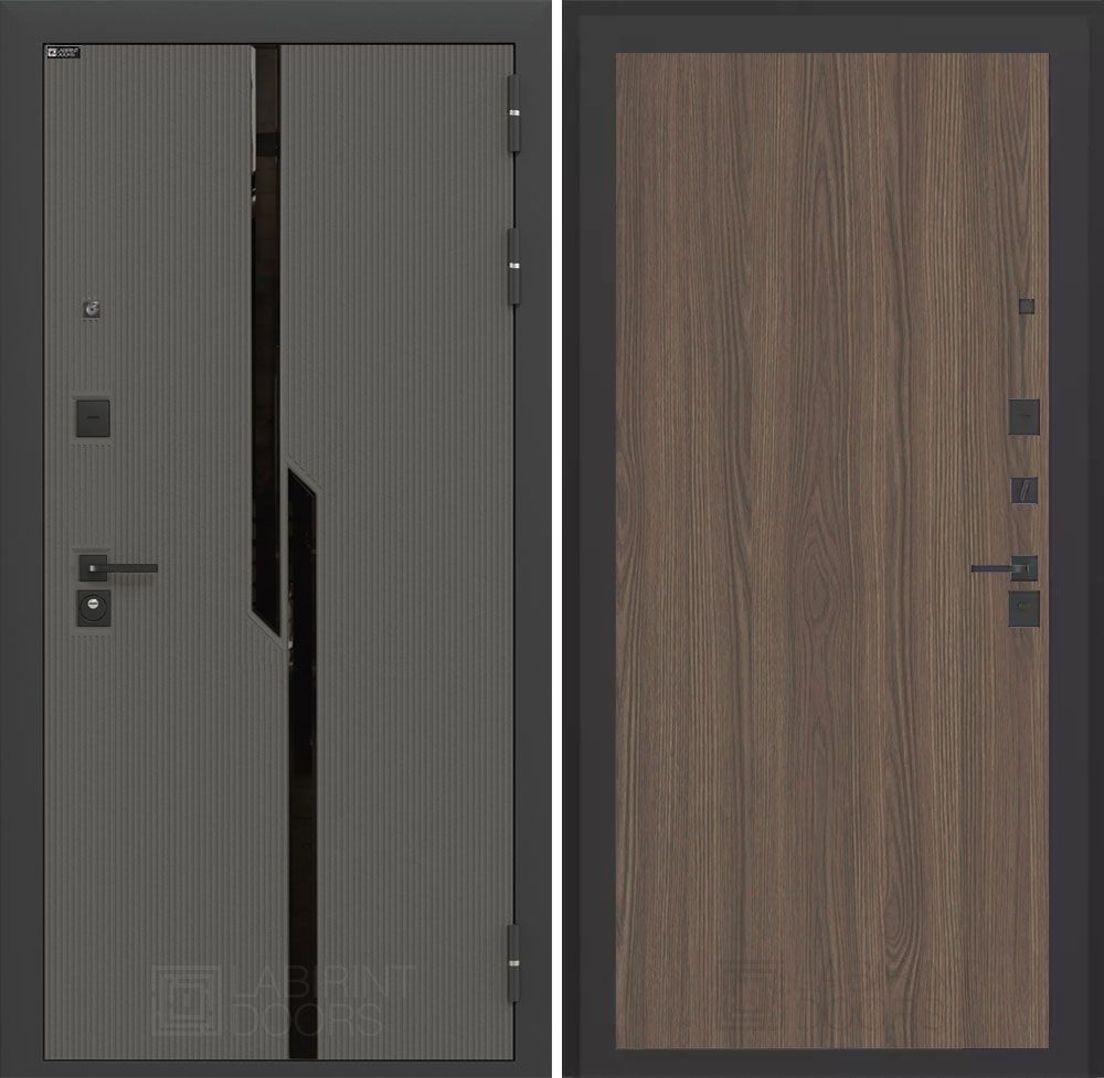 Входная дверь Лабиринт КАРБОН - 05 Ясень Темный