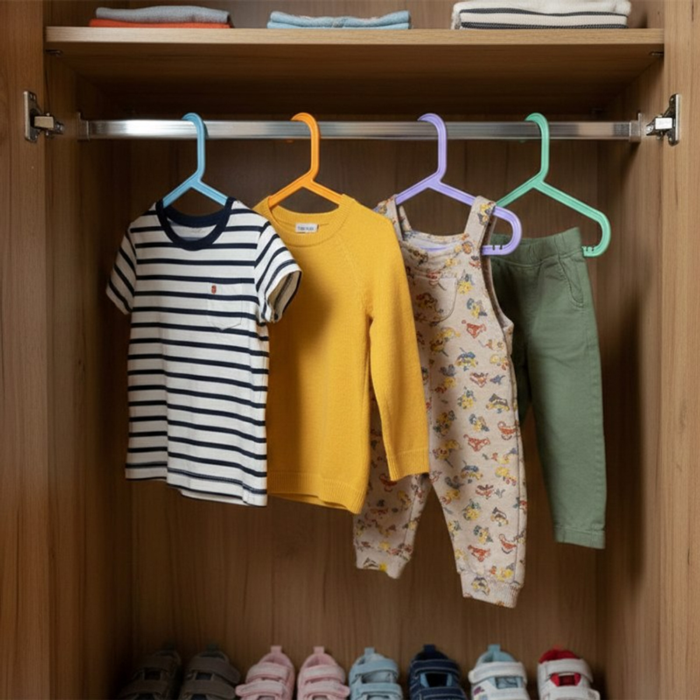 Набор вешалок BASIS - 8 штук, полипропилен