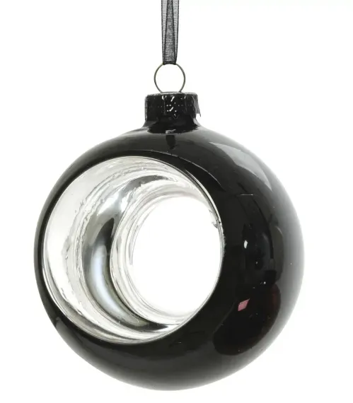 Украшение стеклянное Властелин колец 80 мм., черный, Kaemingk (120272/3)
