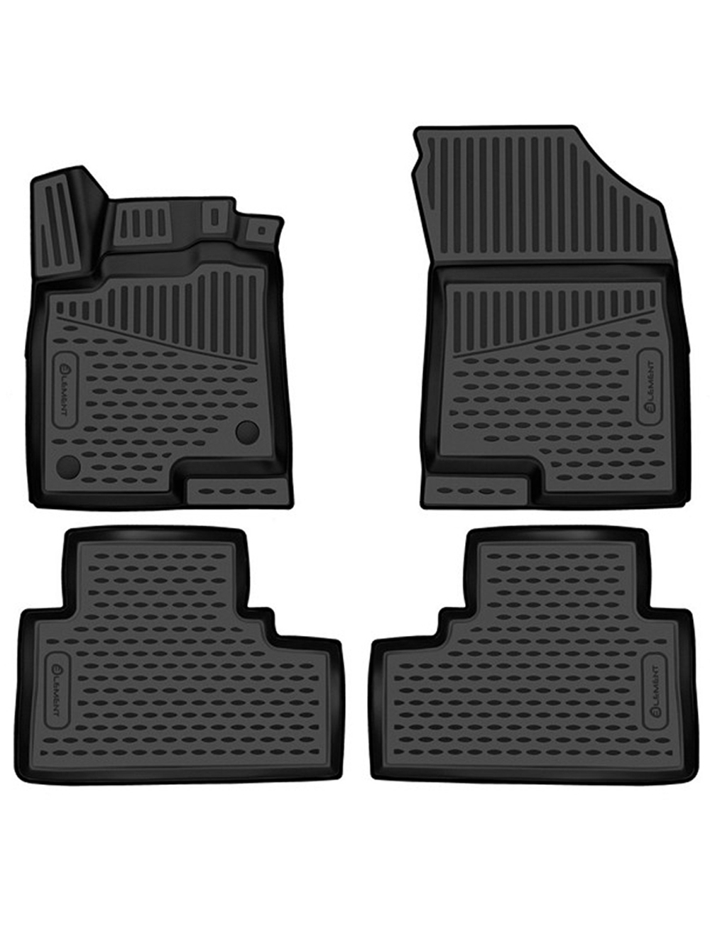 Коврики в салон для HAVAL Jolion 2021-, 2WD, 4шт. (черный кант, полиуретан) KANT.ELEM3DAN0015210K.BLK