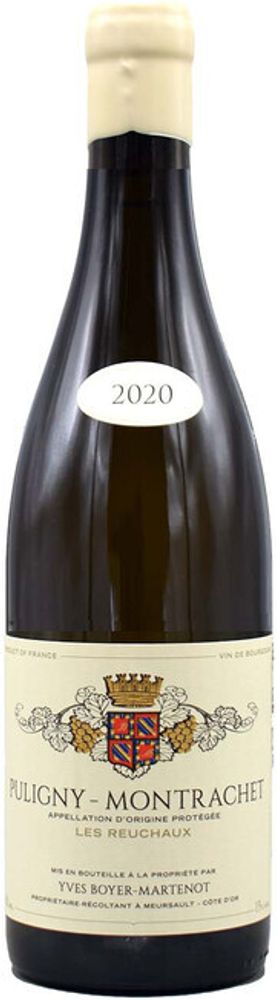 Вино Yves Boyer-Martenot Puligny-Montrachet Les Reuchaux AOP, 0,75 л.
