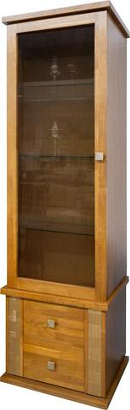 Шкаф с витриной «Тунис» П6.343.0.21-01 (П343.21Ш)