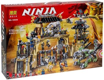 Конструктор Ninja " Пещера драконов " 1723 деталей , Bela арт.10940