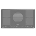 Индукционная варочная панель с двумя Flex Zone и Booster MAUNFELD CVI905SFLGR Inverter