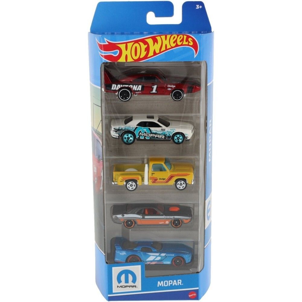 Hot Wheels - Маленькие машинки Mopar 5 шт HTV48 / артикул   01806 HTV48  / GTIN 074299018060