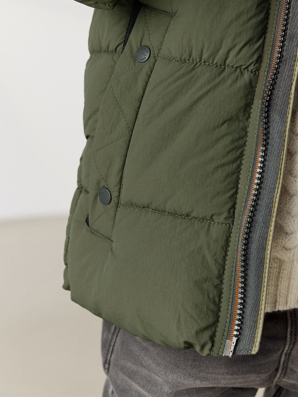 Куртка утепленная с капюшоном для мальчика Next Q53-228, Хаки