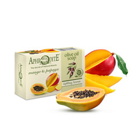 Мыло оливковое с манго и папайей Aphrodite 3х100г