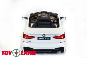 Детский электромобиль Toyland BMW 6 GT Белый