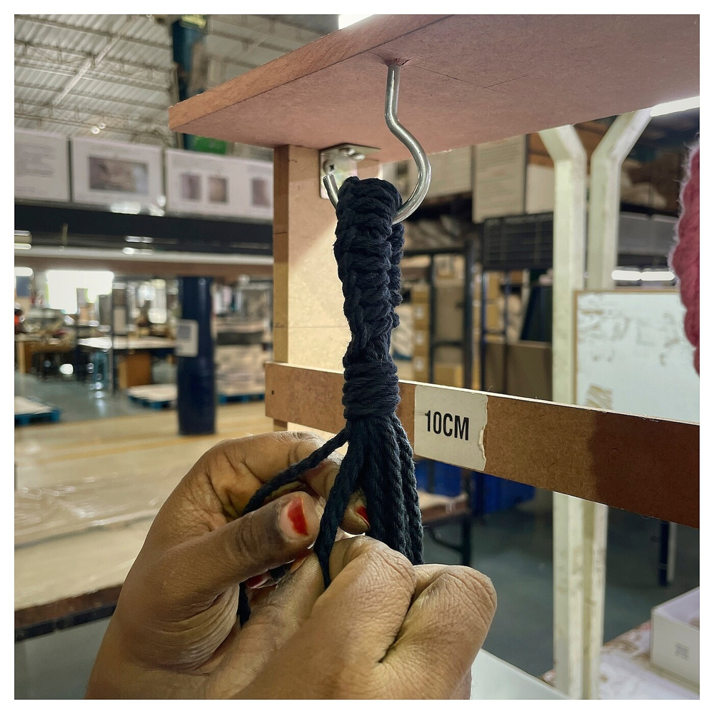 Подвес для кашпо IKEA MAVINN (МАВИНН), Черный, 80 см