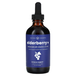 NutraChamps, Elderberry +, обогащенная витамином C и цинком, натуральные ягоды, 120 мл (4 жидк. унц.)