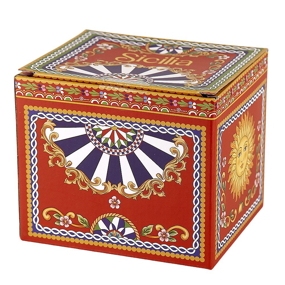 Кружка "Sicilia Limone" v=450мл (фарфор) (подарочная упаковка)