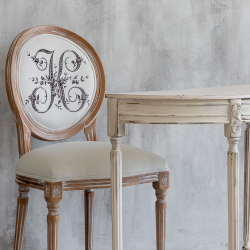 Стул Объект мечты Монограмма буквы K