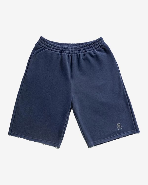 Шорты Logo темно-синие - фото 1