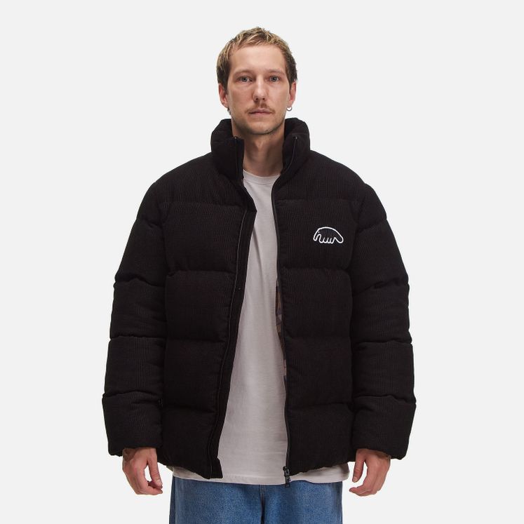 Куртка ANTEATER Downjacket Velvet Logo, черный