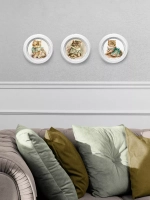 Картины на стену интерьерная на холсте 3 шт 17.5 см