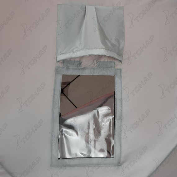 Палатка зимняя Куб 1,8х1,8 orange lumi/gray (HS-ISC-180OLG) Helios