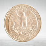 USA, ¼ Dollar, 1998 - Washington Quarter (D), AU