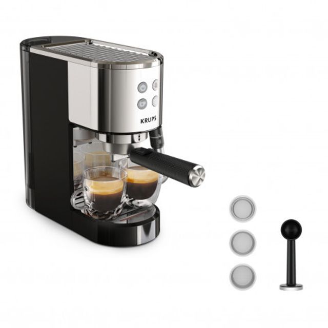 Рожковая кофеварка KRUPS Virtuoso + XP444C10