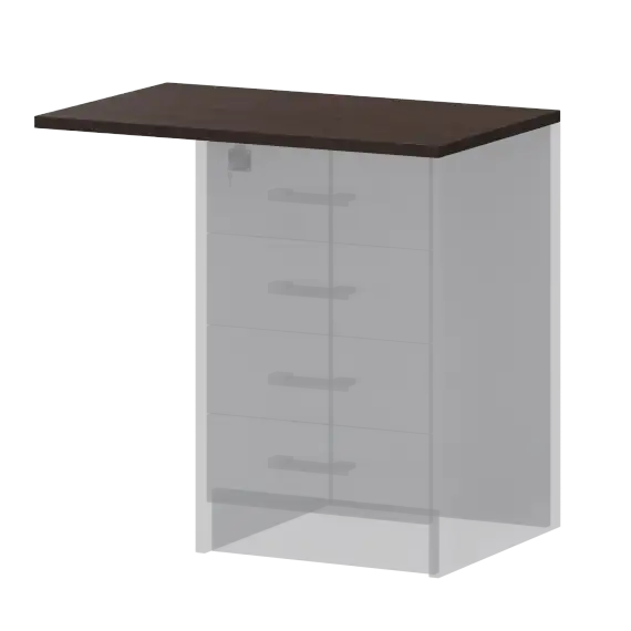 Крышка к приставным тумбам А-706.Ф 730x450x22 Арго