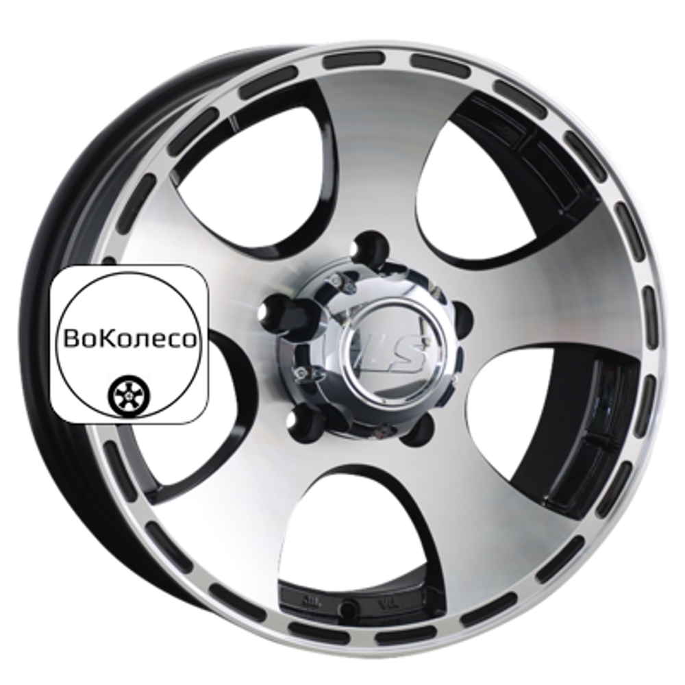 7x16/5x139,7 ET5 D108,5 795 BKF (конус, Колпак+лого) LS