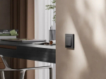 ATLASDESIGN SMART 1-кл. ВЫКЛЮЧАТЕЛЬ с подсв., Zigbee, сх.1, L+N, 10А, мех., КАРБОН