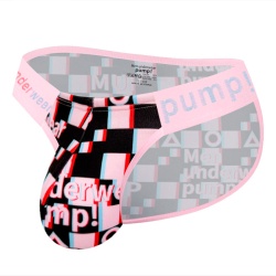 Мужские трусы танга розовые PUMP! MP2117-22