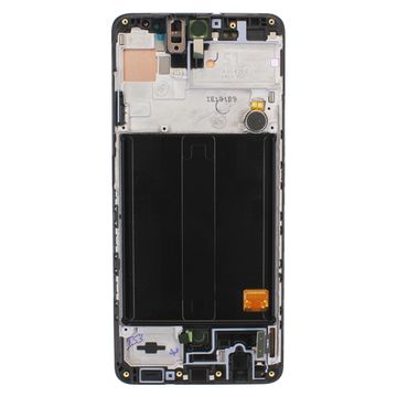 Дисплей LCD для Samsung Galaxy A51 (A515F) модуль с рамкой Черный - OR Ref. (SP)
