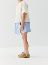 Юбка-шорты из джинскота "Светлый деним"