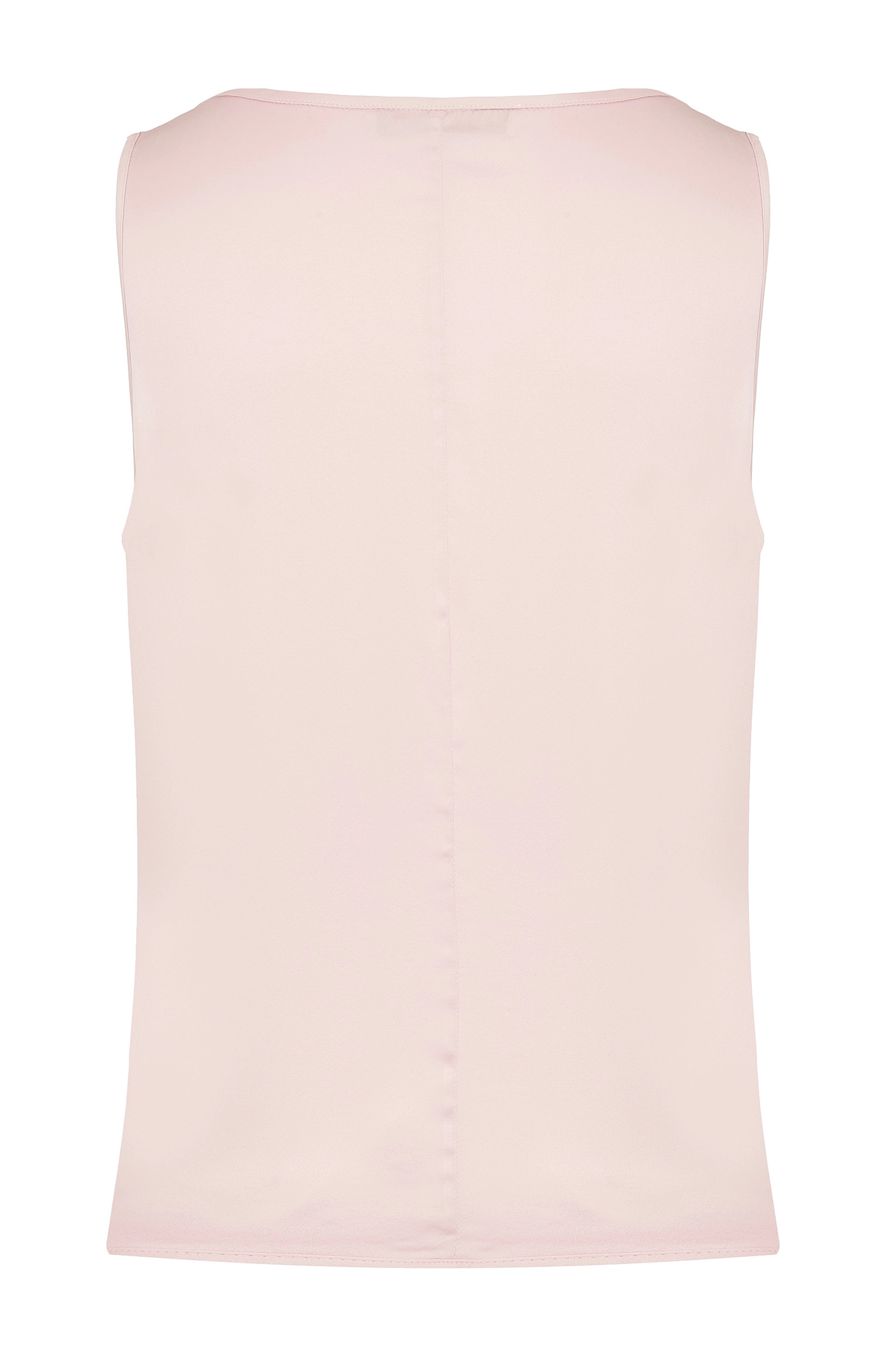 Топ без рукавов из шелка